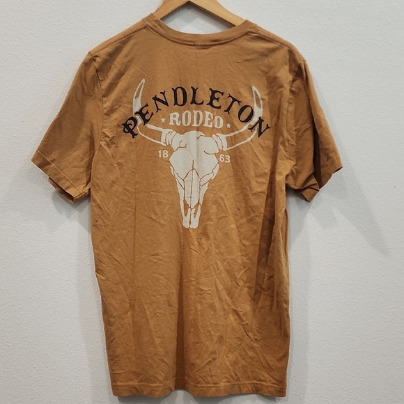 Pendleton Men's Dark Mustard Short Sleeve Tee - Picture 4 of 5